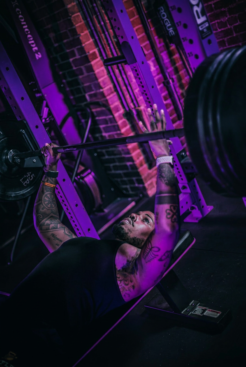 Bench press at Strength Society